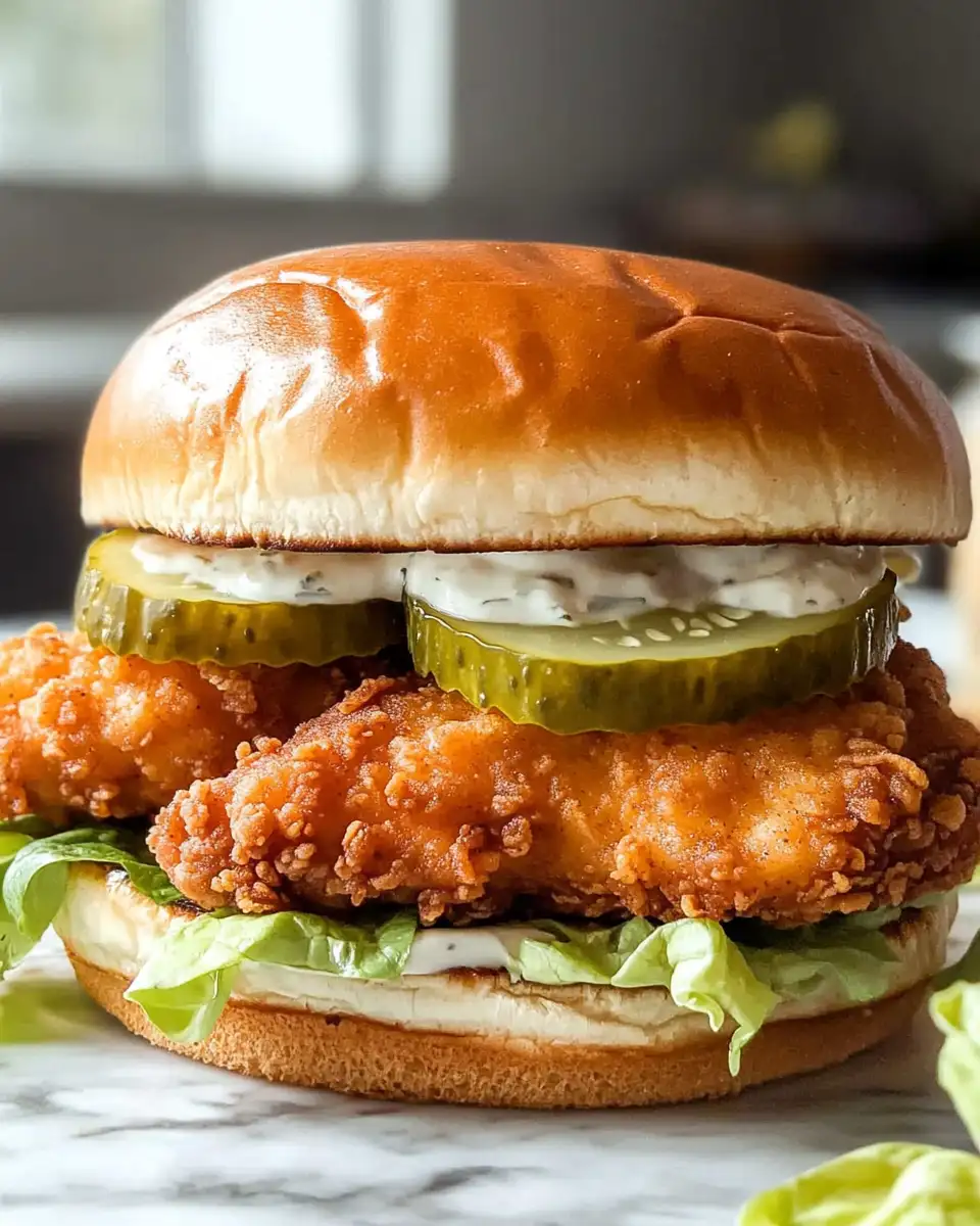 Crispy Bliss: The Ultimate Dill Pickle Fried Chicken Sandwich Experience - Featured Image