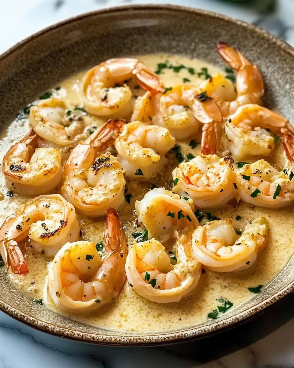 Irresistibly Easy Creamy Garlic Shrimp for a Quick Gourmet Delight - Featured Image