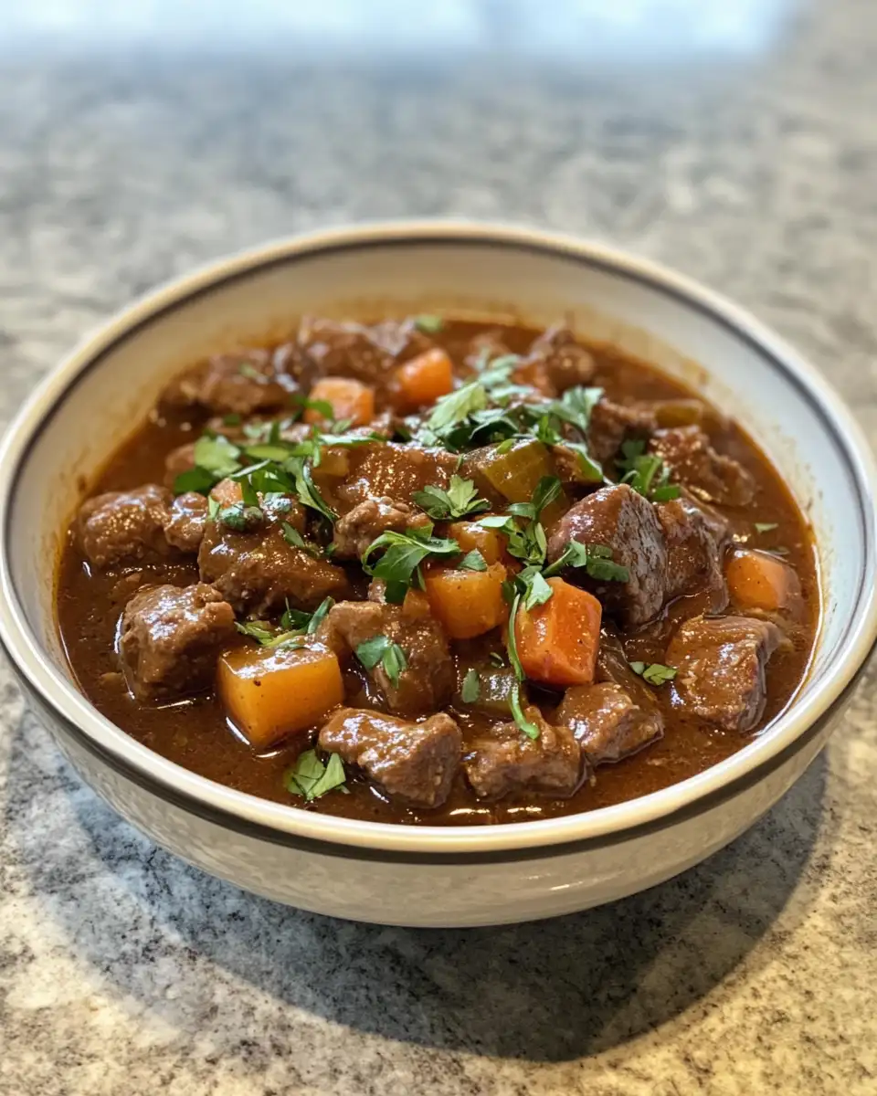 Final dish - Savor the Elegance: French-Style Beef Stew with Red Wine