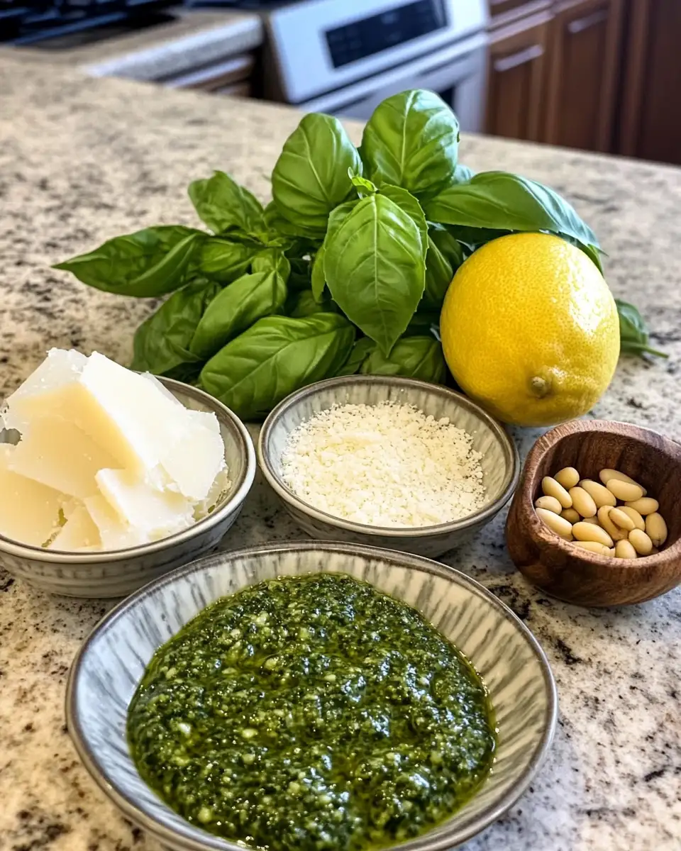 Unlock the Secret to Perfect Fresh Basil Pesto 4 Ingredients for Unlock the Secret to Perfect Fresh Basil Pesto