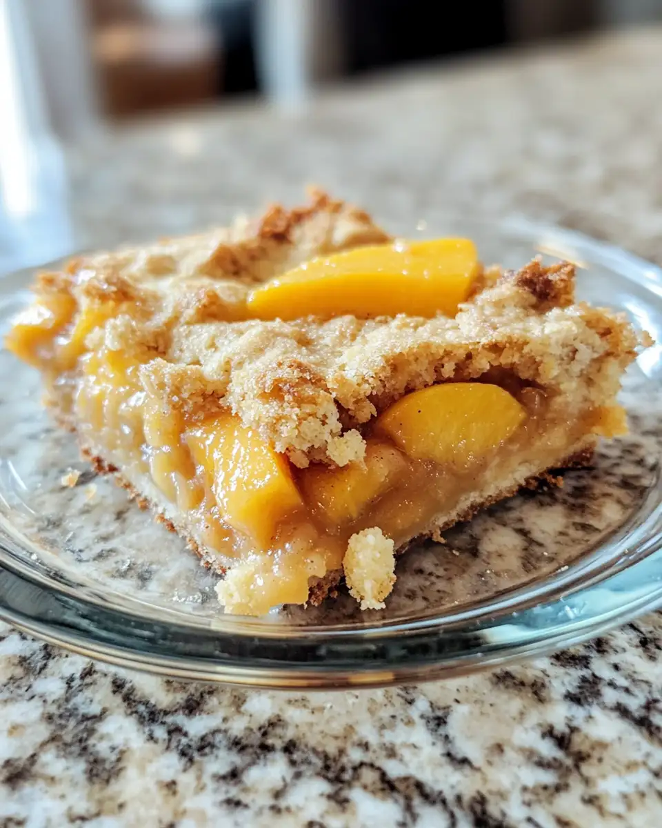Savor Summer Sweetness with Irresistible Fresh Peach Cobbler Bars 6 Final dish - Savor Summer Sweetness with Irresistible Fresh Peach Cobbler Bars