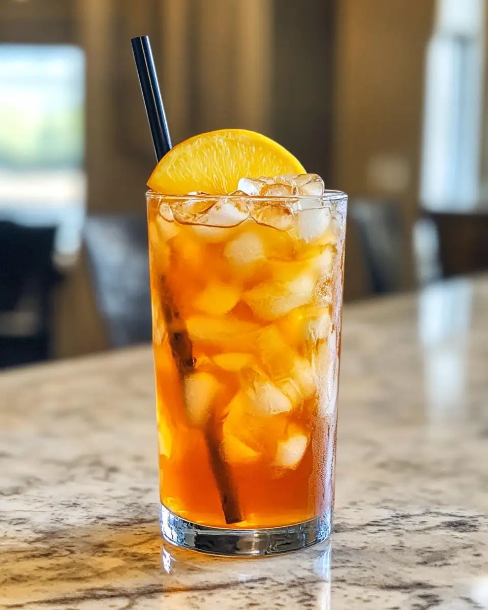 Sip into Summer Bliss with Fresh Peach Iced Tea Lemonade 6 Final dish - Sip into Summer Bliss with Fresh Peach Iced Tea Lemonade