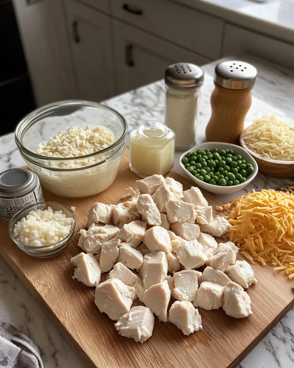 Ingredients for Savor the Rustic Charm of Garlic Butter Chicken Coop Casserole Farmhouse Style