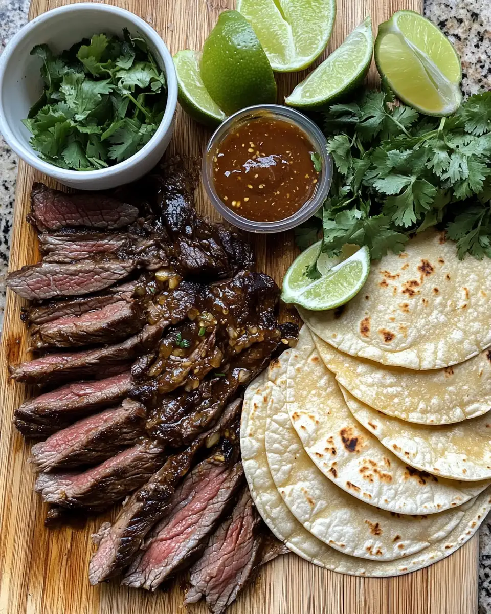 Ingredients for Savor the Flavor: Garlic Butter Honey BBQ Beef Tacos Delight