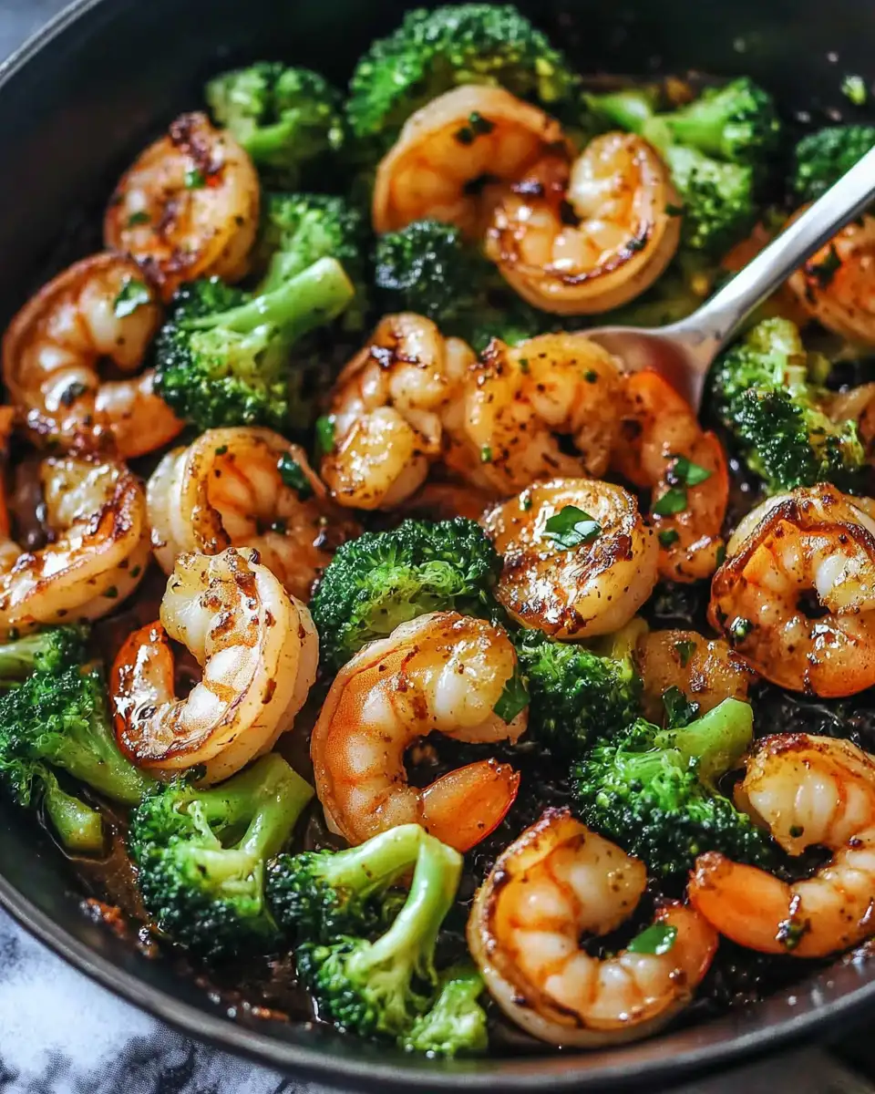 Sizzle and Savory: Garlic Butter Shrimp & Broccoli Skillet Delight - Featured Image