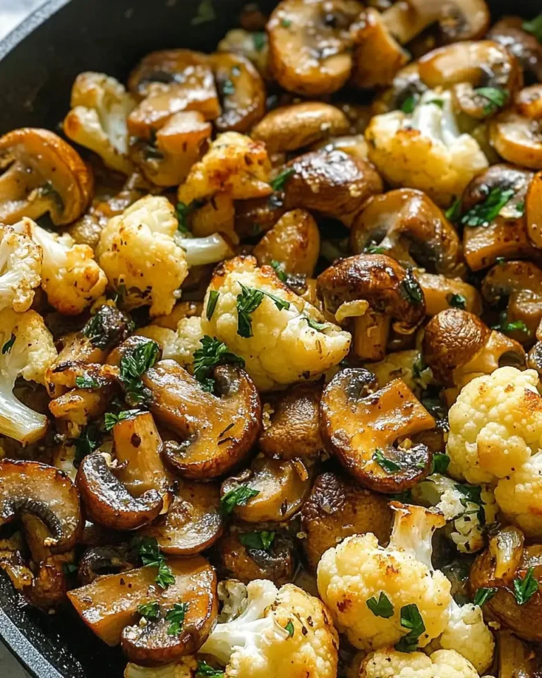 Savor the Flavor: Garlic Cauliflower Mushroom Skillet Delight 5 Savor the Flavor: Garlic Cauliflower Mushroom Skillet Delight - Featured Image