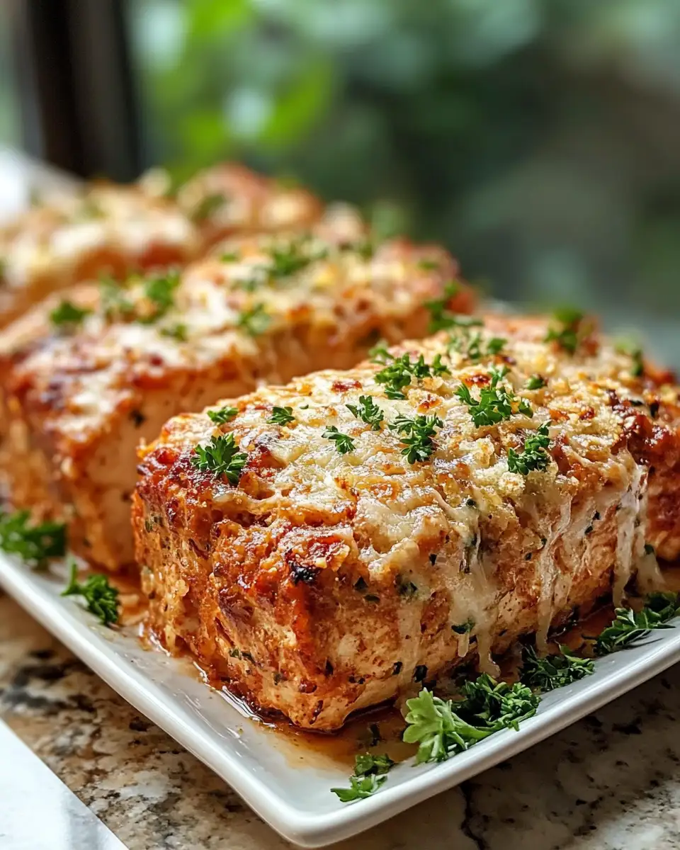 Irresistibly Savory: Garlic Parmesan Chicken Meatloaves to Elevate Your Dinner Game - Featured Image