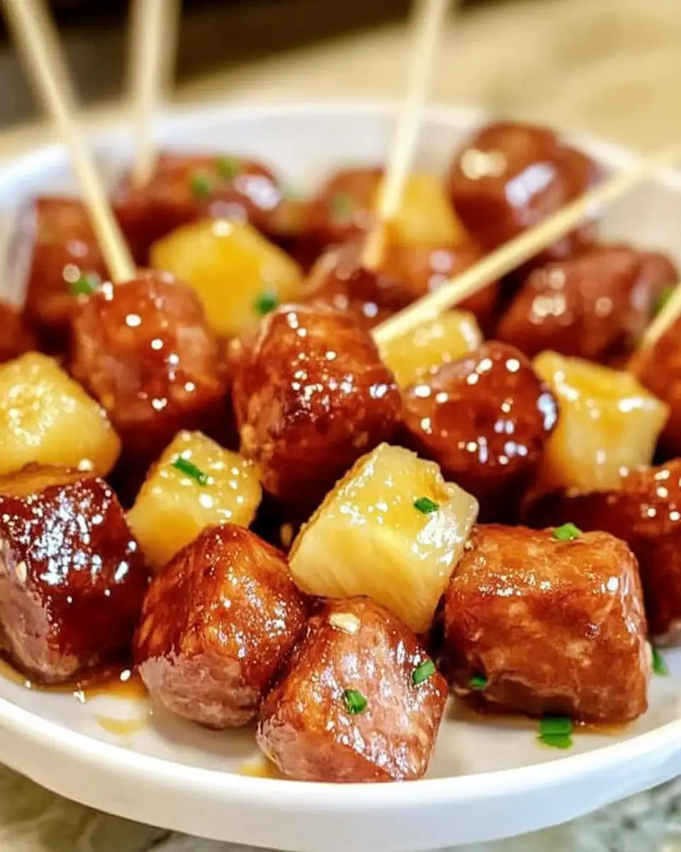 Tantalizing Glazed Kielbasa Pineapple Bites for Your Next Party - Featured Image