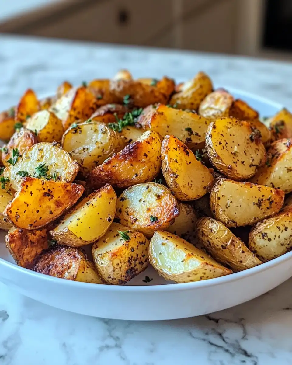 Golden Crunchy Oven-Baked Potatoes: Your New Favorite Side Dish 6 Final dish - Golden Crunchy Oven-Baked Potatoes: Your New Favorite Side Dish