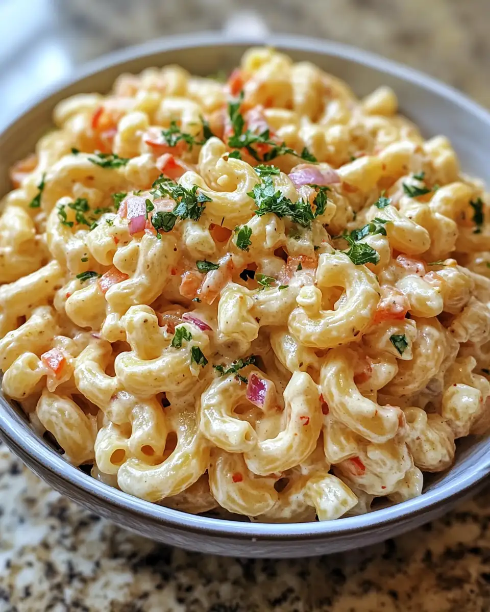 Final dish - Unleash Gourmet Flavors with Gordon Ramsay's Ultimate Macaroni Salad Recipe