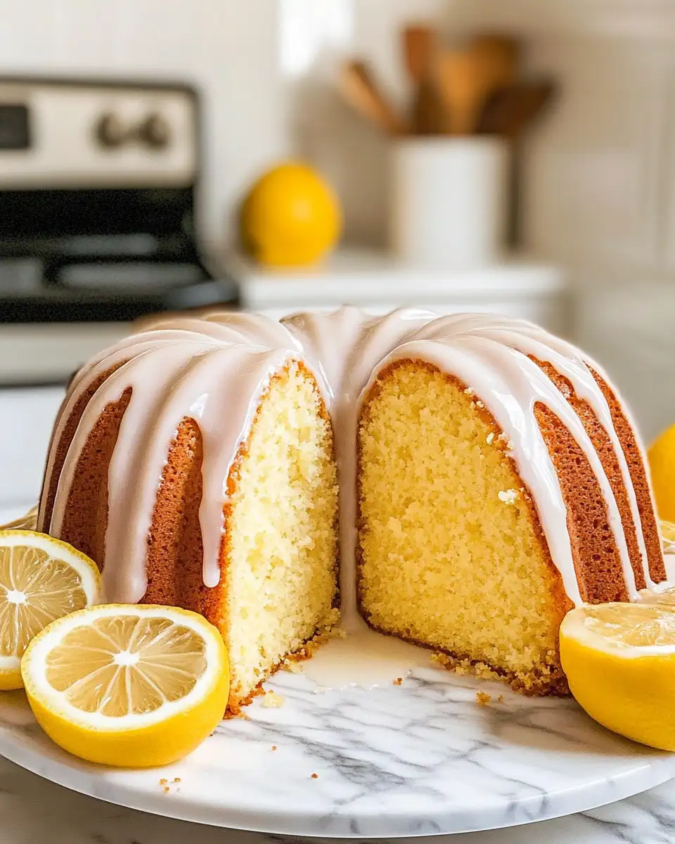 Grandma’s Classic Pound Cake with Lemon Glaze: A Timeless Treat Bursting with Flavor - Featured Image