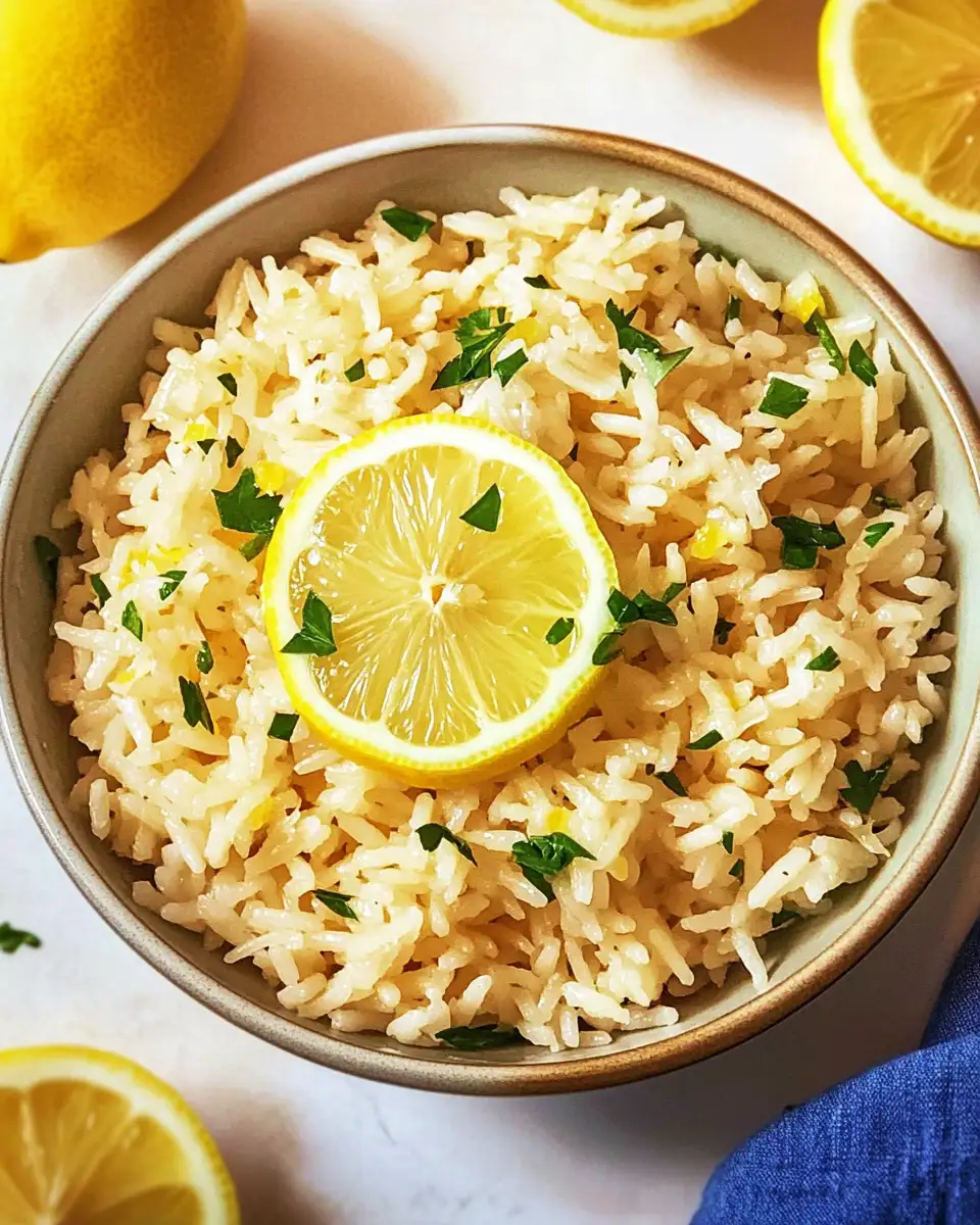 Zesty Greek Lemon Rice: A Mediterranean Delight Bursting with Flavor - Featured Image