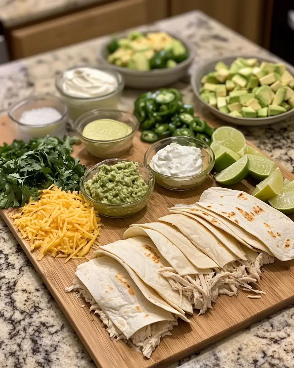 Ingredients for Sizzling Green Chile Chicken Enchiladas That Will Spice Up Your Dinner Plate