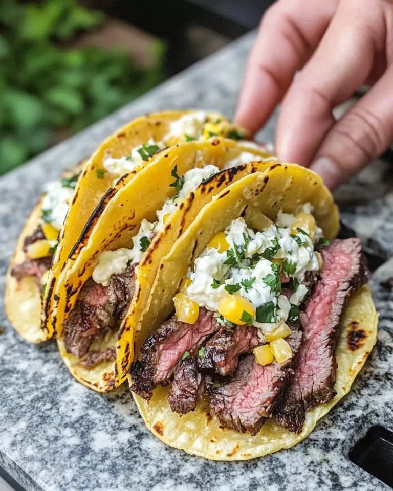 Sizzle and Spice: Grilled Steak Elote Tacos Delight - Featured Image