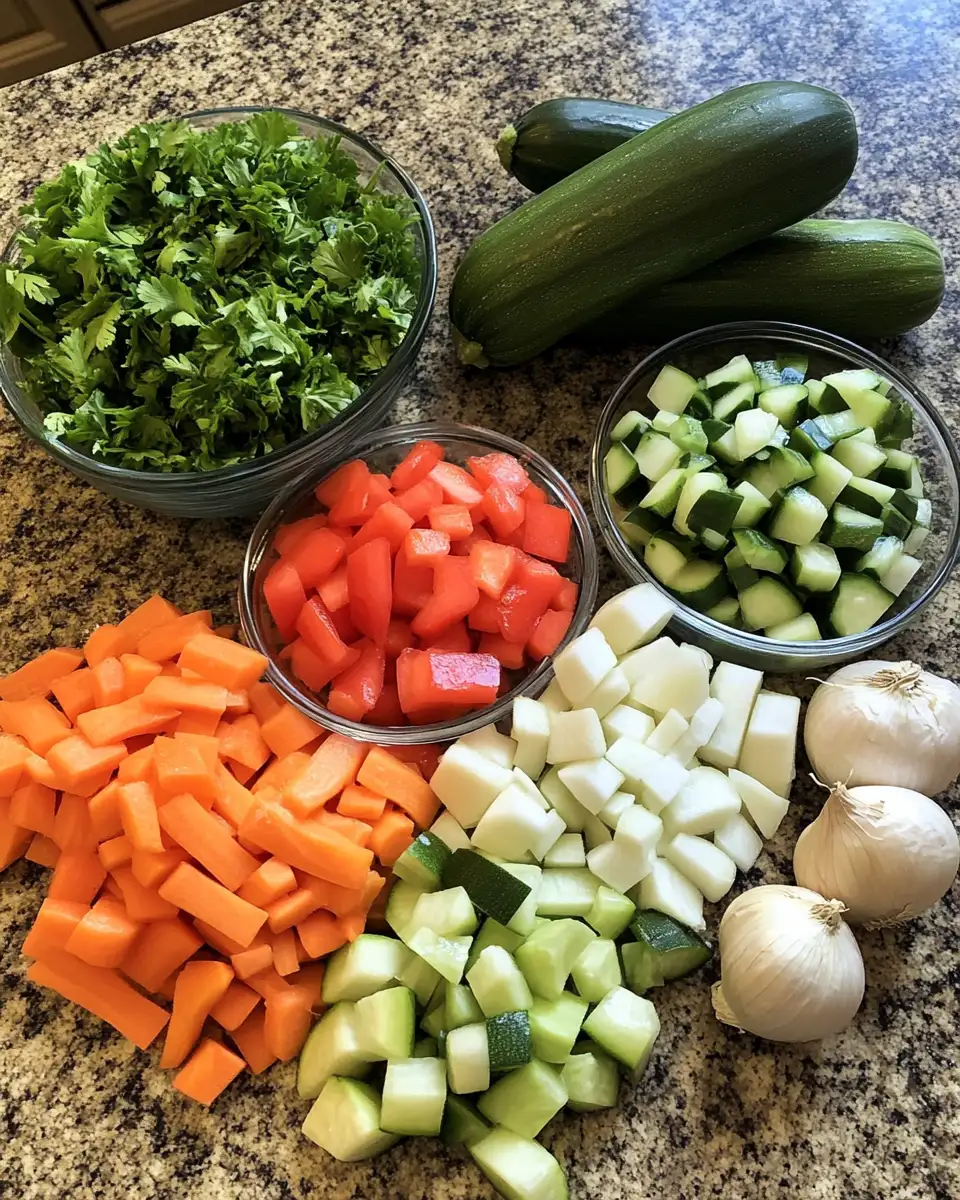 Savor the Season: Harvest Vegetable Soup with Garden Herbs 4 Ingredients for Savor the Season: Harvest Vegetable Soup with Garden Herbs