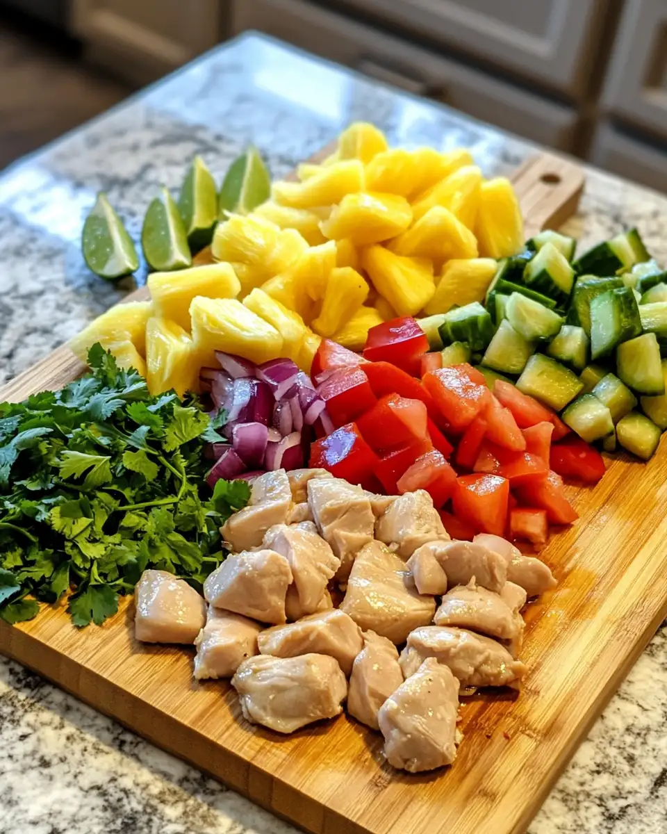 Ingredients for Savor the Tropics with Easy Hawaiian Chicken Sheet Pan Magic