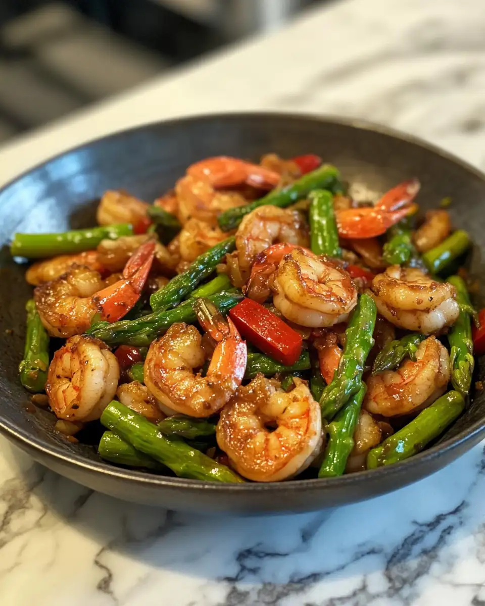 Sizzle into Health with a Flavor-Packed Shrimp and Asparagus Stir Fry 6 Final dish - Sizzle into Health with a Flavor-Packed Shrimp and Asparagus Stir Fry