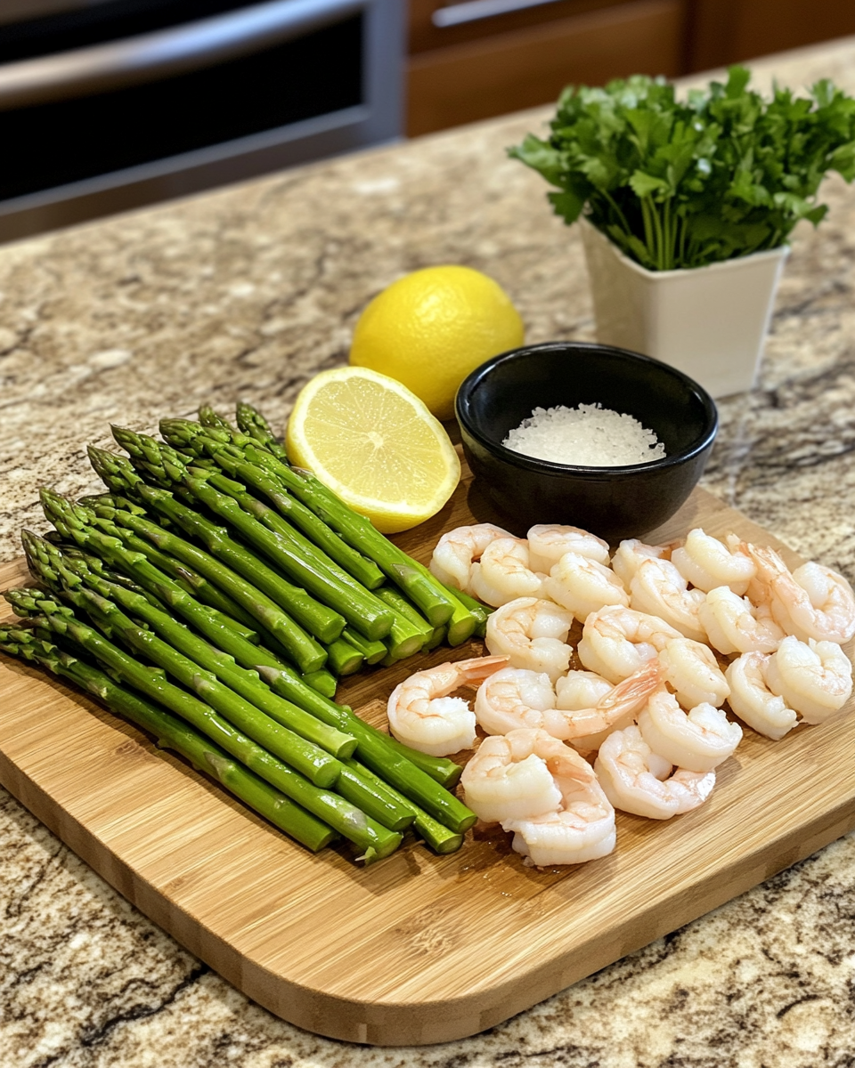 Sizzle into Health with a Flavor-Packed Shrimp and Asparagus Stir Fry 4 Ingredients for Sizzle into Health with a Flavor-Packed Shrimp and Asparagus Stir Fry