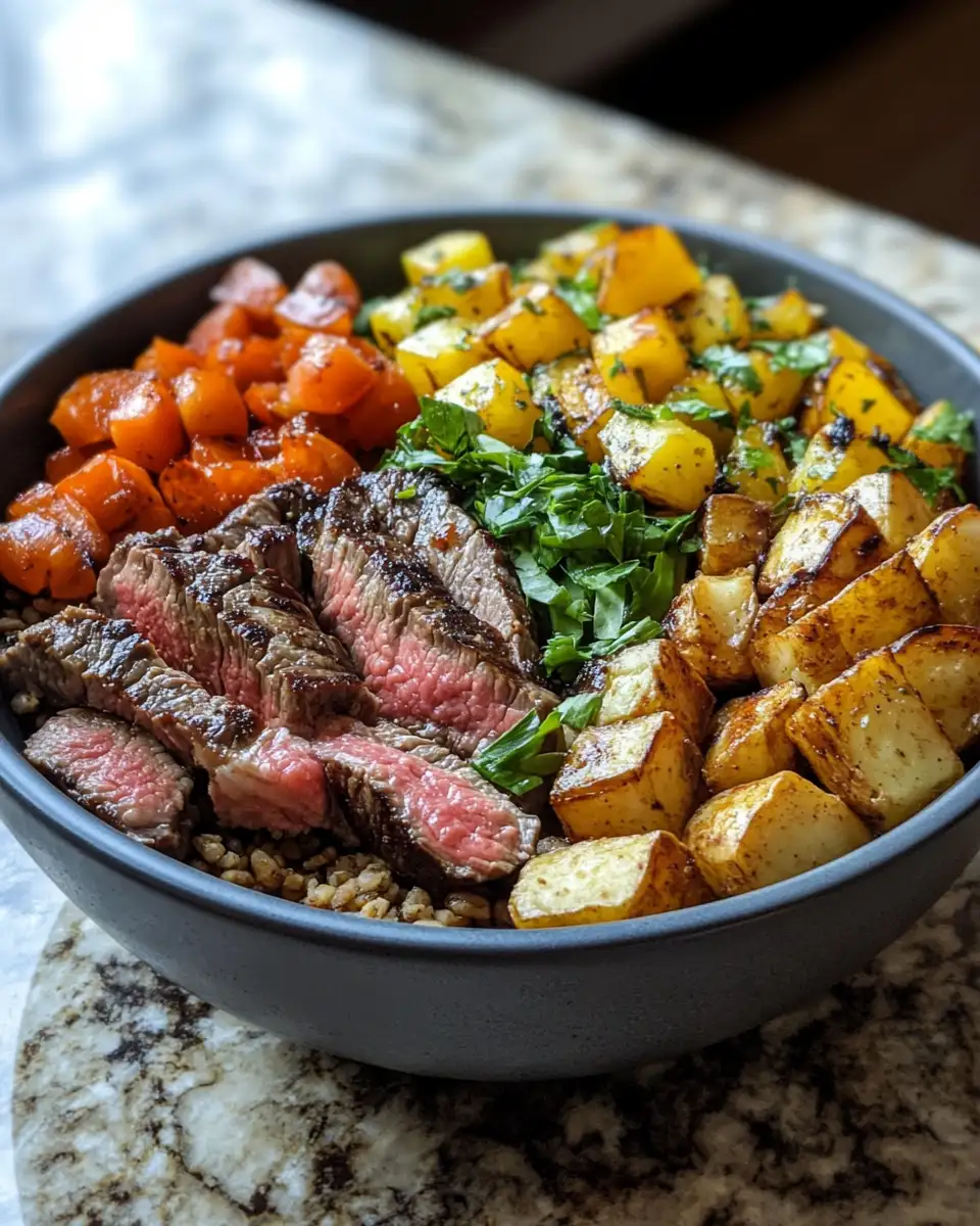 Savor the Flavor: Ultimate Healthy Steak Bowl Recipe 6 Final dish - Savor the Flavor: Ultimate Healthy Steak Bowl Recipe