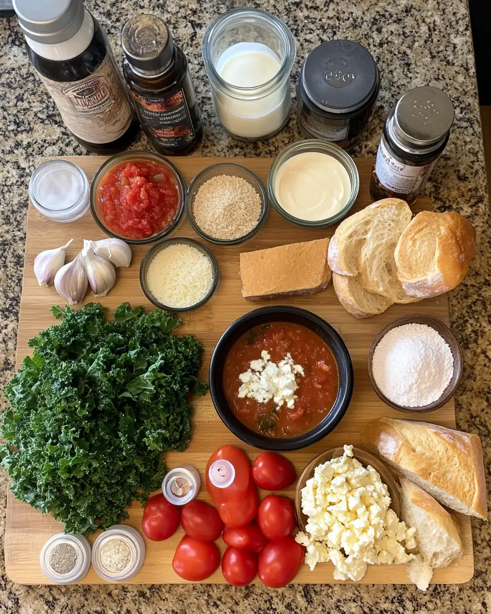 Ingredients for Cozy Up with Hearty Italian Sausage Soup and Creamy Parmesan