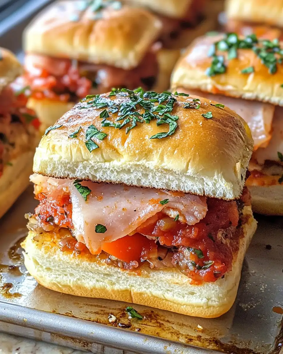Sizzling Hot Italian Sub Sliders for Your Next Party Platter - Featured Image