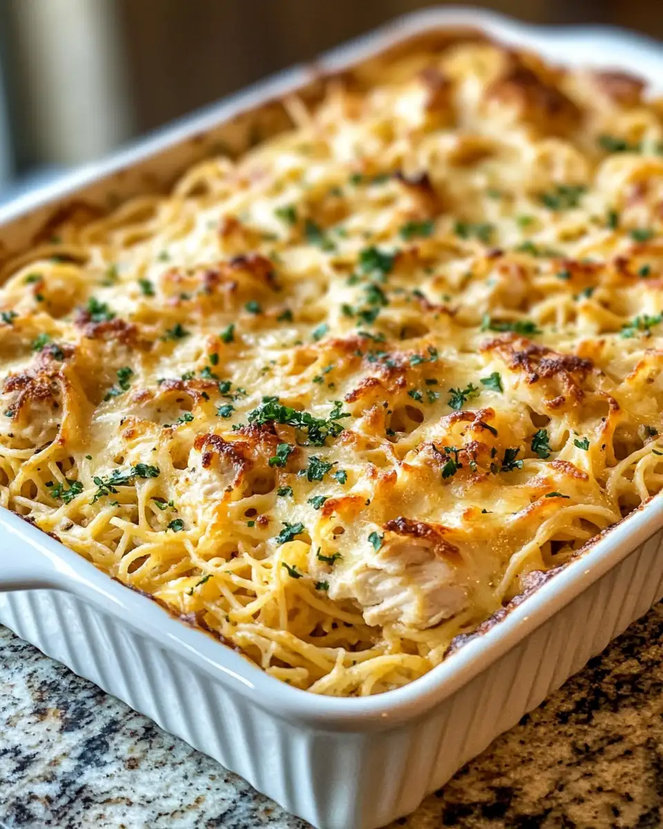 Irresistible Spicy Southern Chicken Spaghetti Casserole: A Comfort Food Classic with a Kick 6 Final dish - Irresistible Spicy Southern Chicken Spaghetti Casserole: A Comfort Food Classic with a Kick