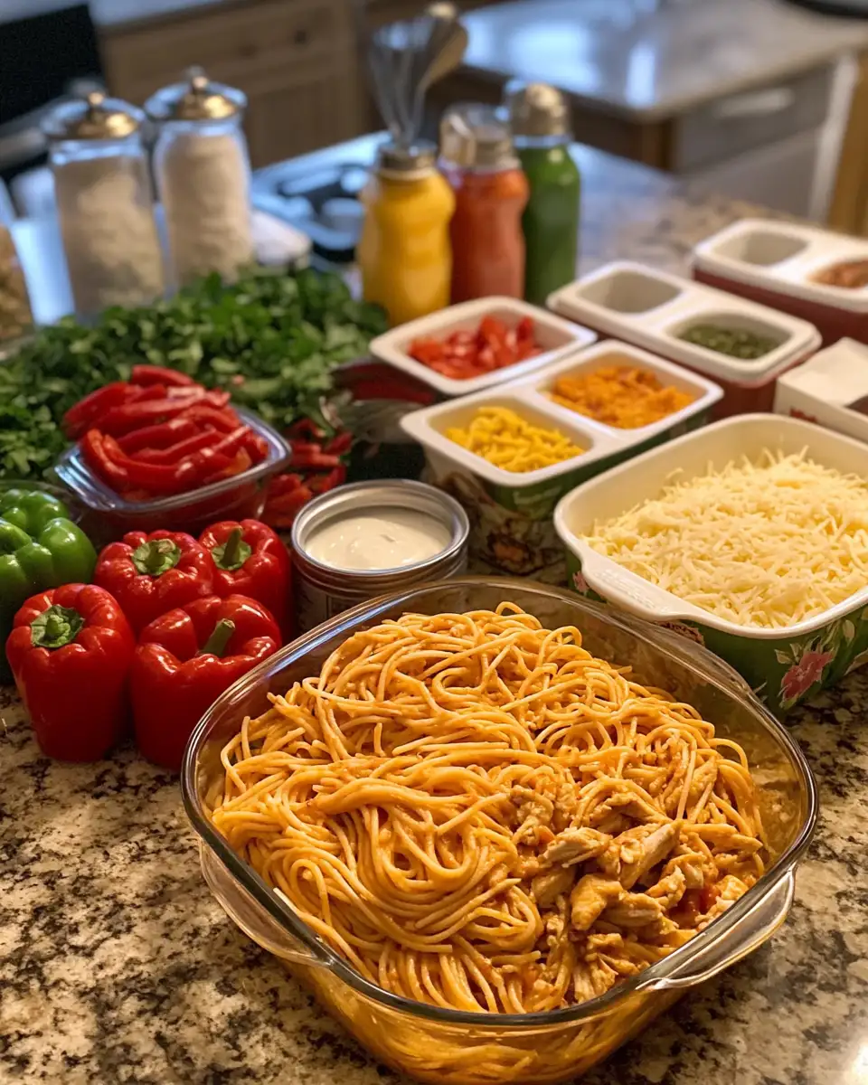 Irresistible Spicy Southern Chicken Spaghetti Casserole: A Comfort Food Classic with a Kick 4 Ingredients for Irresistible Spicy Southern Chicken Spaghetti Casserole: A Comfort Food Classic with a Kick