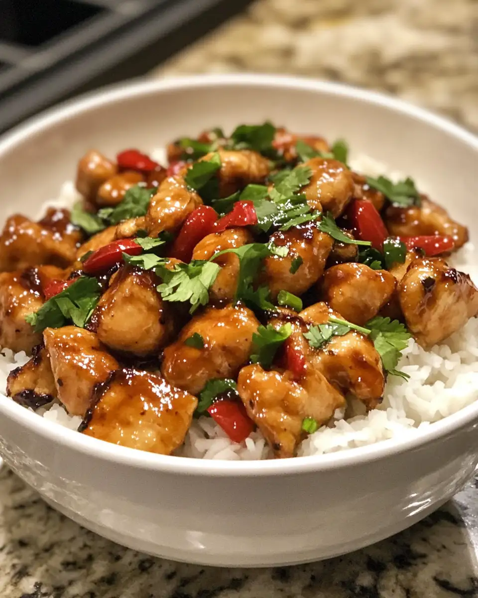 Savor the Flavors of Irresistible Thai Peanut Chicken - Featured Image