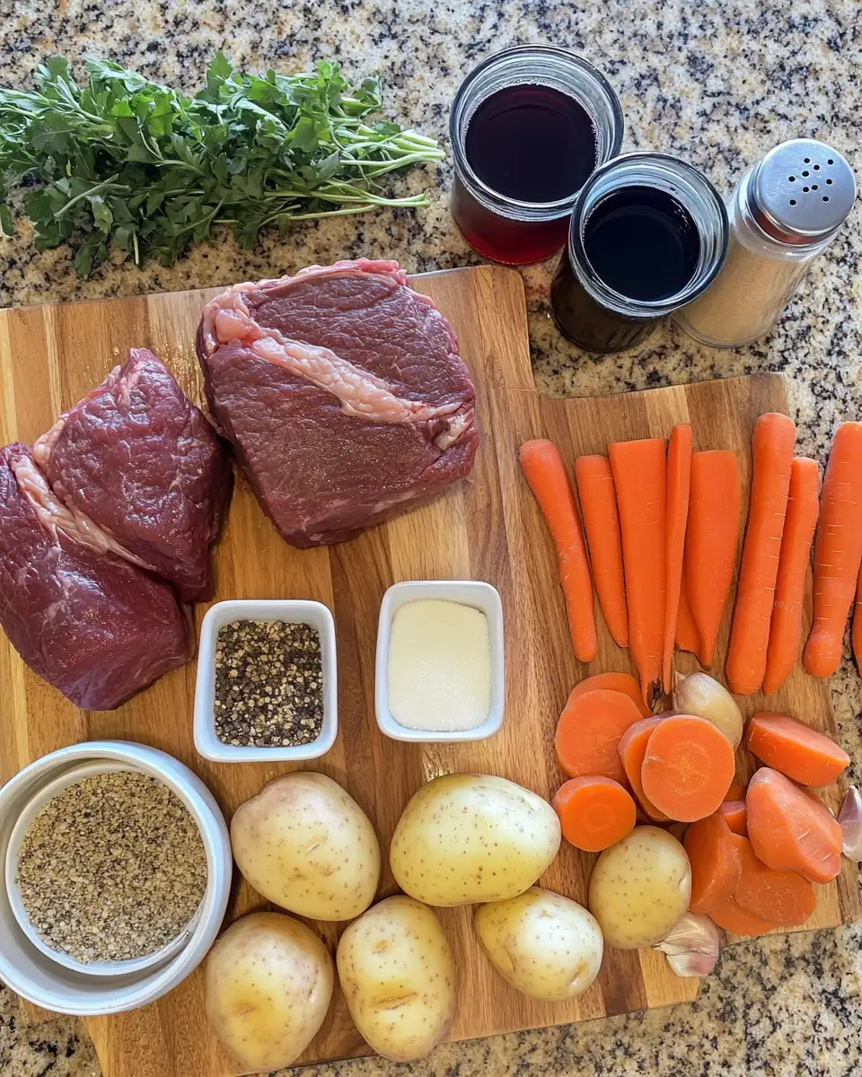 Savor the Flavor of Italian Pot Roast Straccato 4 Ingredients for Savor the Flavor of Italian Pot Roast Straccato