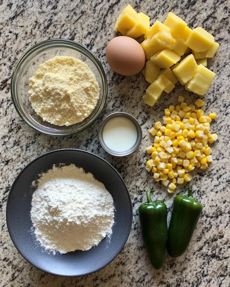 Spice Up Your Snack Game with Irresistible Jalapeno Corn Nuggets 4 Ingredients for Spice Up Your Snack Game with Irresistible Jalapeno Corn Nuggets