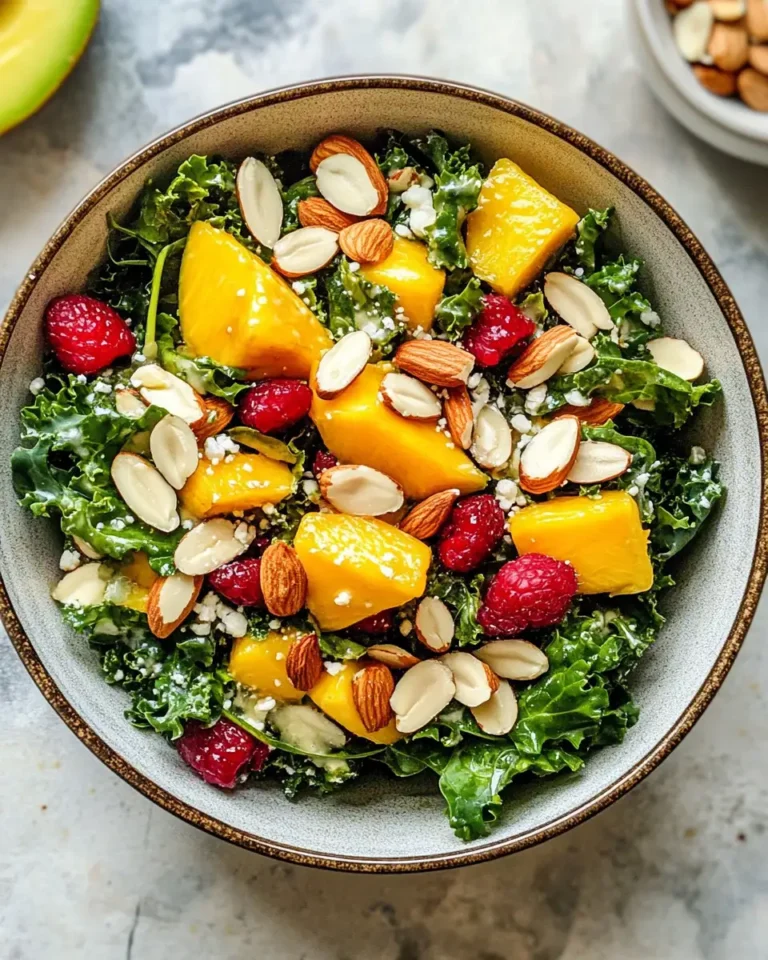 Tantalize Your Taste Buds with Kale Salad Featuring Mango, Almonds, and White Balsamic Dressing 4 Tantalize Your Taste Buds with Kale Salad Featuring Mango, Almonds, and White Balsamic Dressing - Featured Image