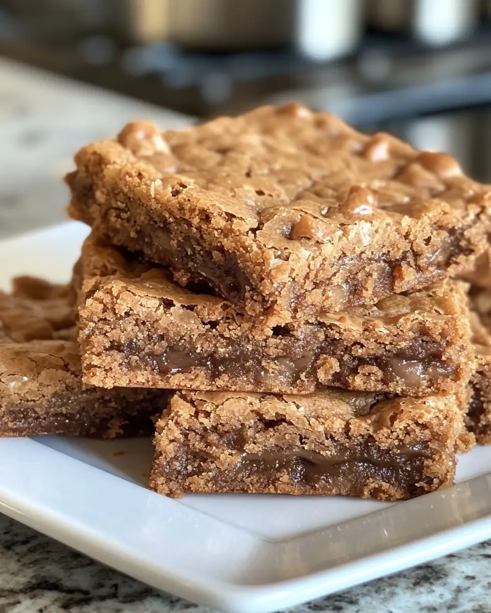 Indulge in Sweet Bliss with Kelly's Brown Sugar Toffee Blondies 6 Final dish - Indulge in Sweet Bliss with Kelly's Brown Sugar Toffee Blondies