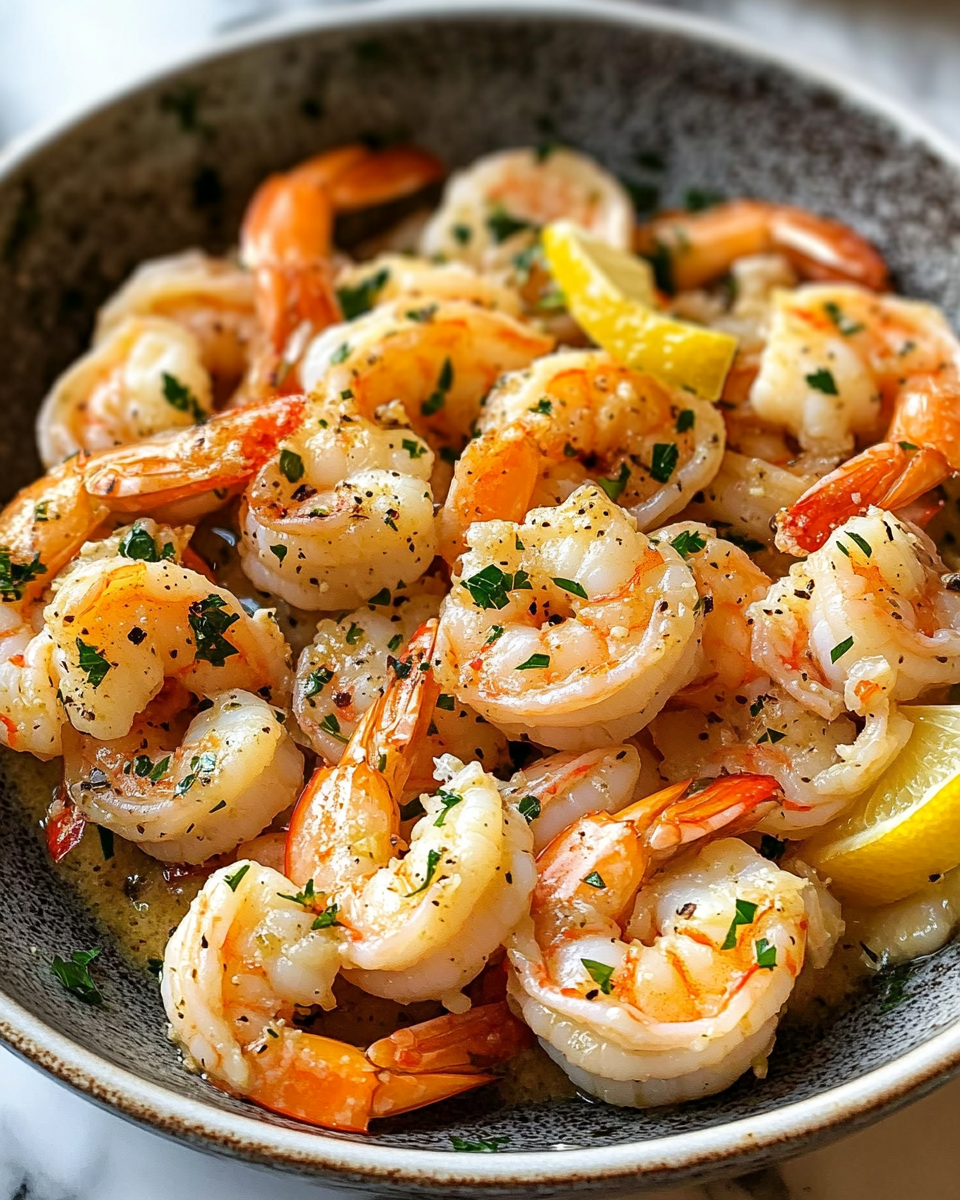 Zesty Lemon Garlic Butter Shrimp Scampi Delight - Featured Image