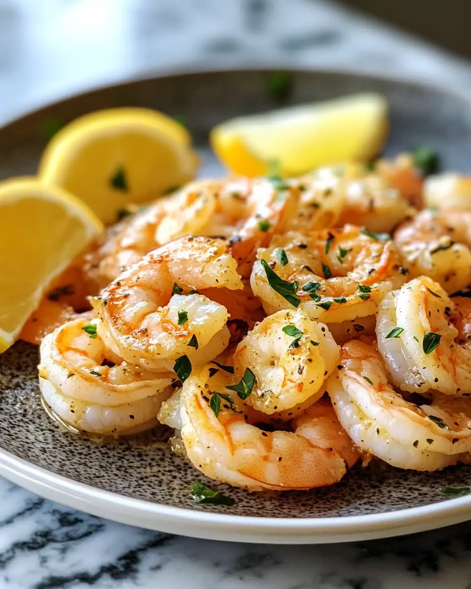 Final dish - Irresistible Lemon Garlic Butter Shrimp Scampi: A Flavor Explosion