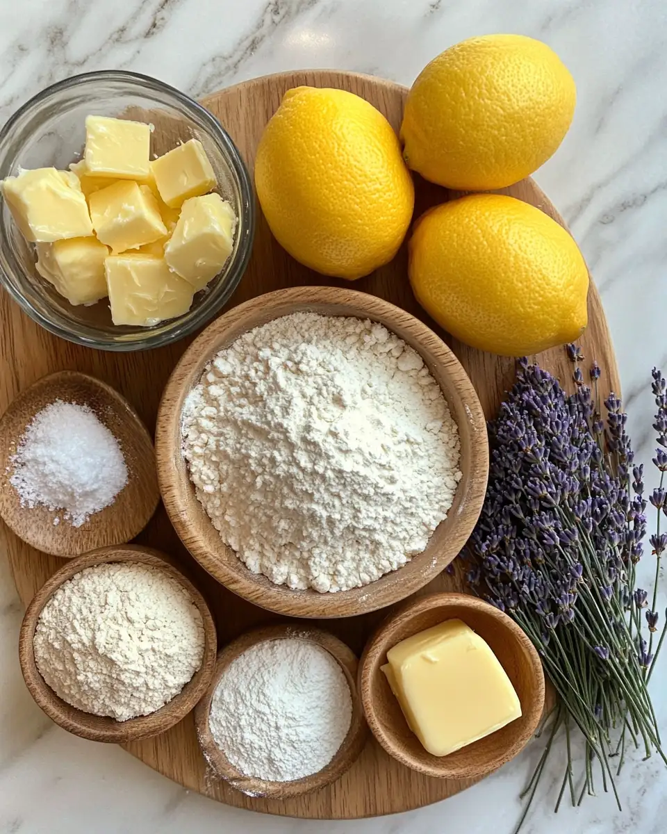 Zesty Bliss: Discover the Delight of Lemon Lavender Cookies 4 Ingredients for Zesty Bliss: Discover the Delight of Lemon Lavender Cookies