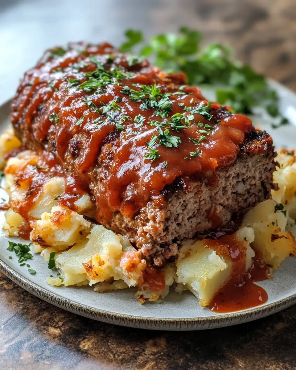Final dish - Ultimate Comfort: Loaded Potato Meatloaf Magic