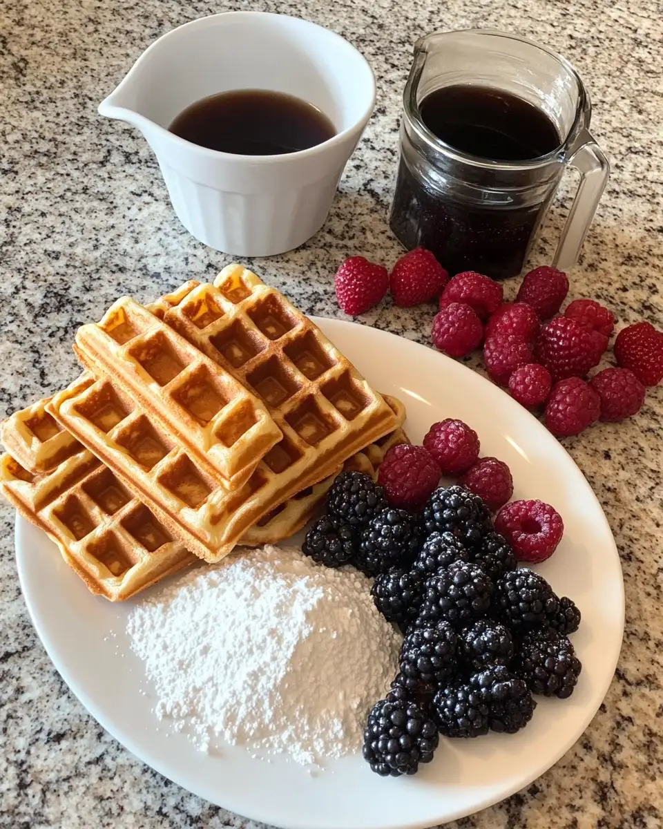 Crispy Delight: How to Make French Toast Waffles for Breakfast Bliss 4 Ingredients for Crispy Delight: How to Make French Toast Waffles for Breakfast Bliss