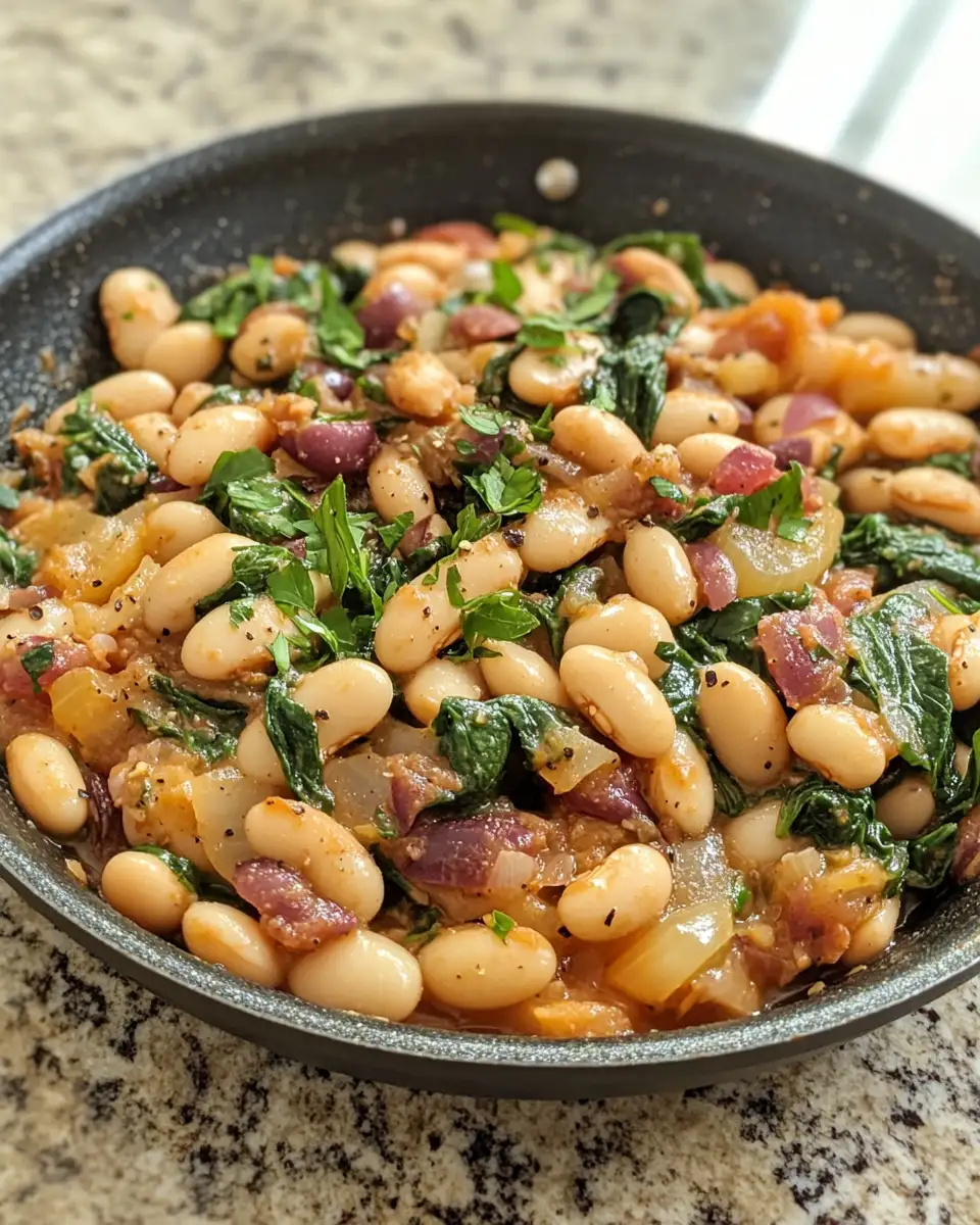 Final dish - Fall in Love with Flavor: Marry-Me White Bean & Spinach Skillet