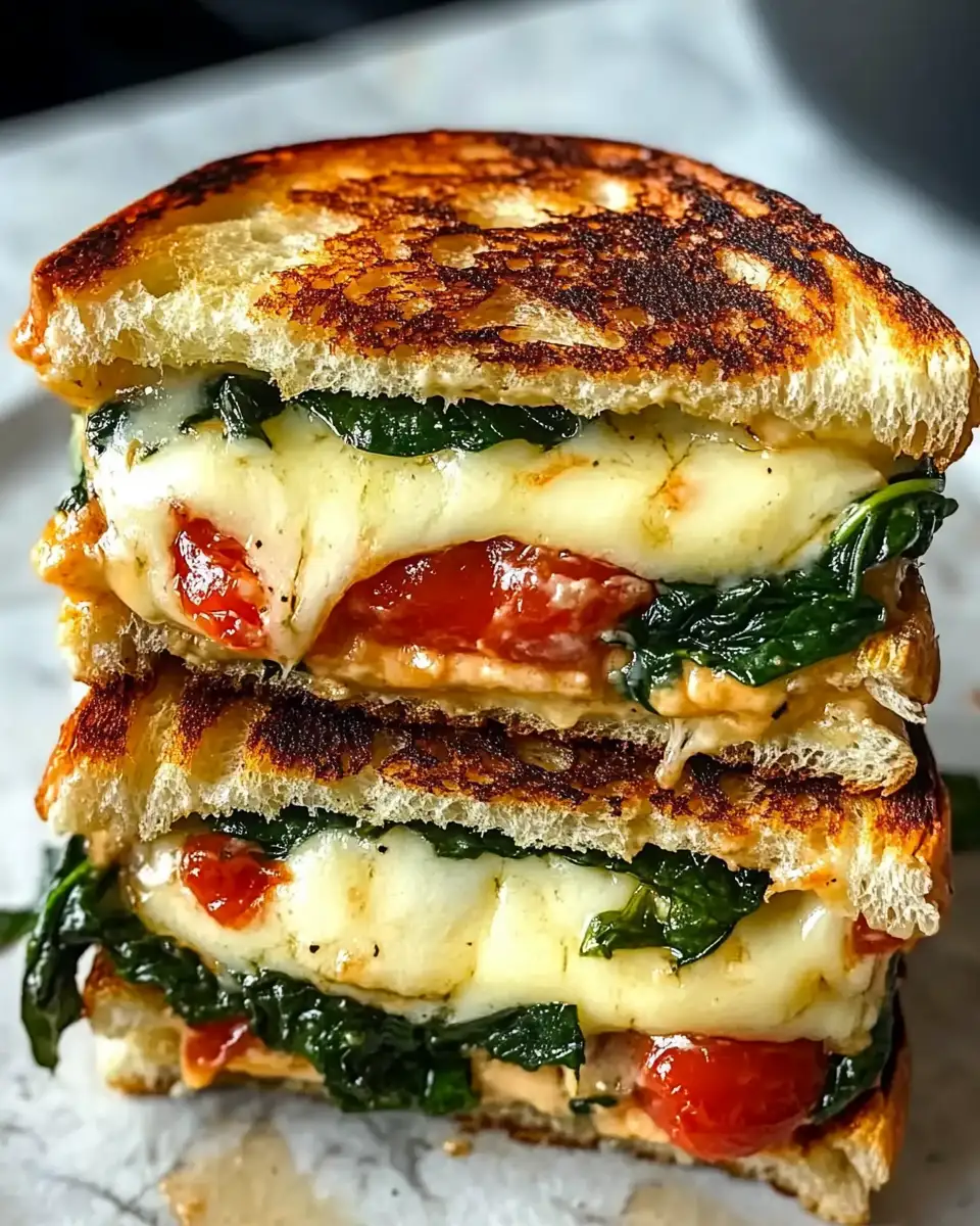 Mediterranean Spinach Grilled Cheese: A Flavor-Packed Twist on a Classic - Featured Image