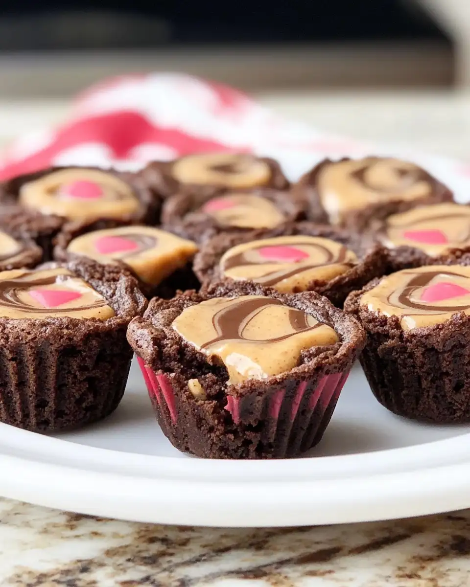 Irresistible Mini Brownie Bites with a Decadent Peanut Butter Swirl - Featured Image