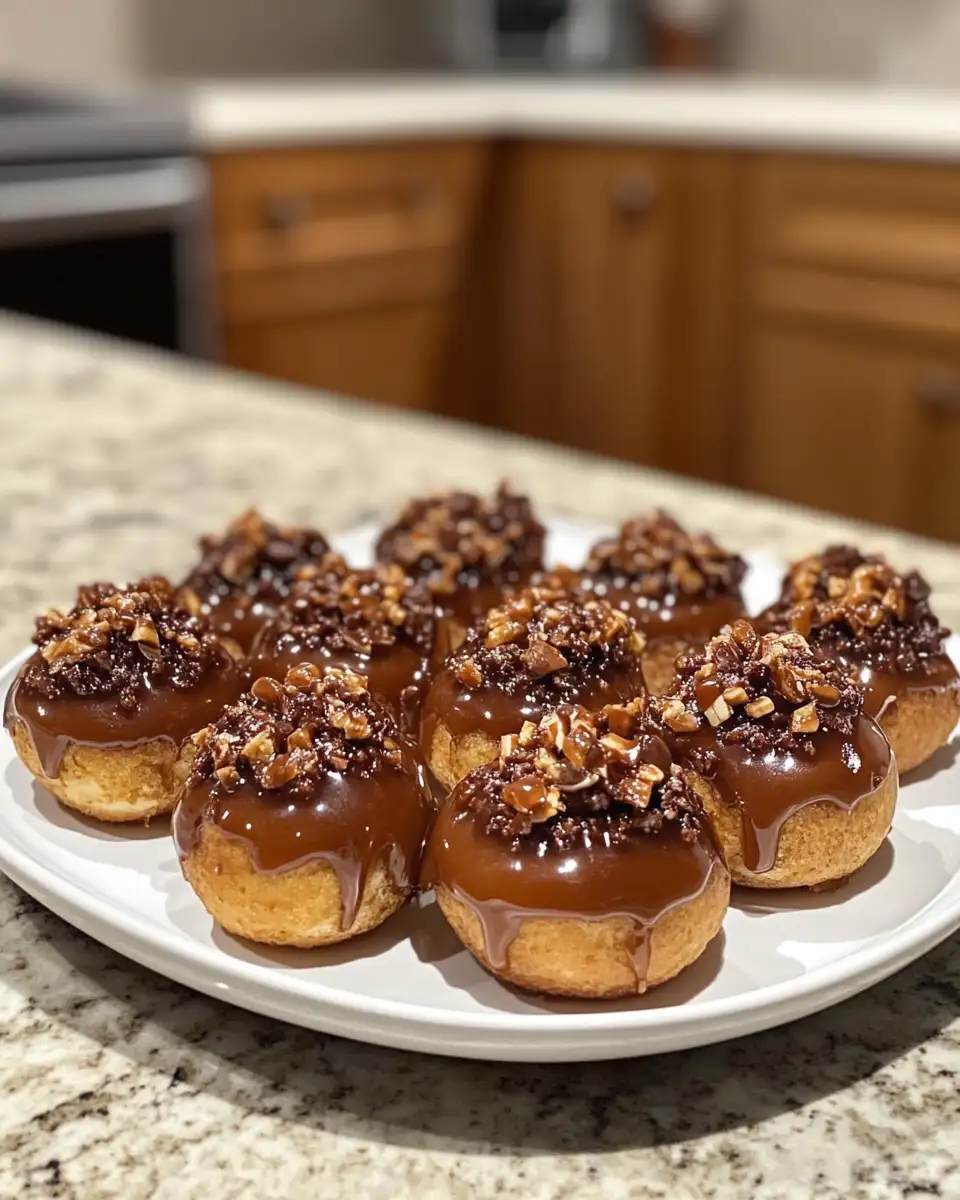 Irresistible Mini Dessert Bites with Caramel Drizzle Delight 6 Final dish - Irresistible Mini Dessert Bites with Caramel Drizzle Delight