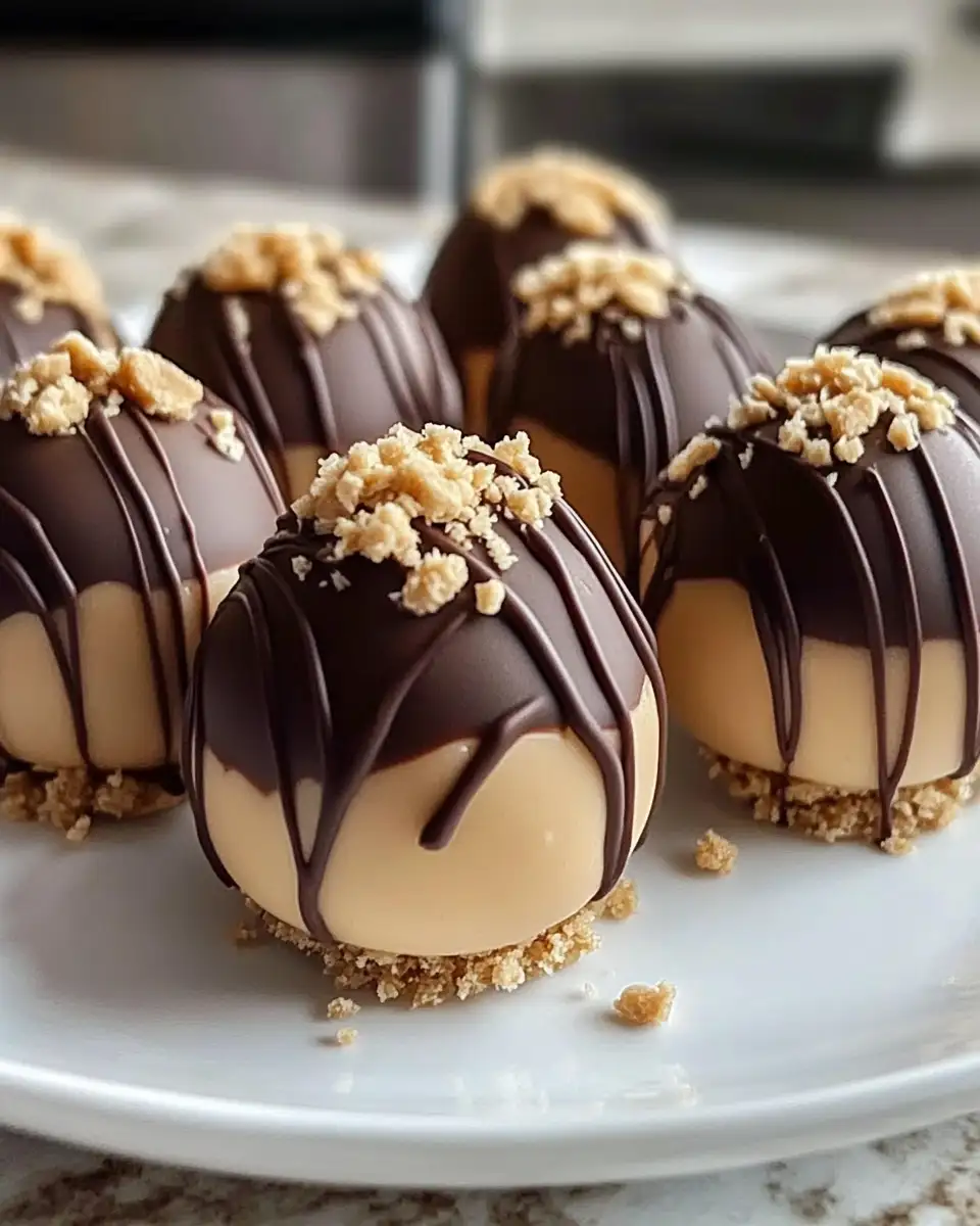 Irresistible Indulgence: No-Bake Peanut Butter Cheesecake Balls Delight - Featured Image