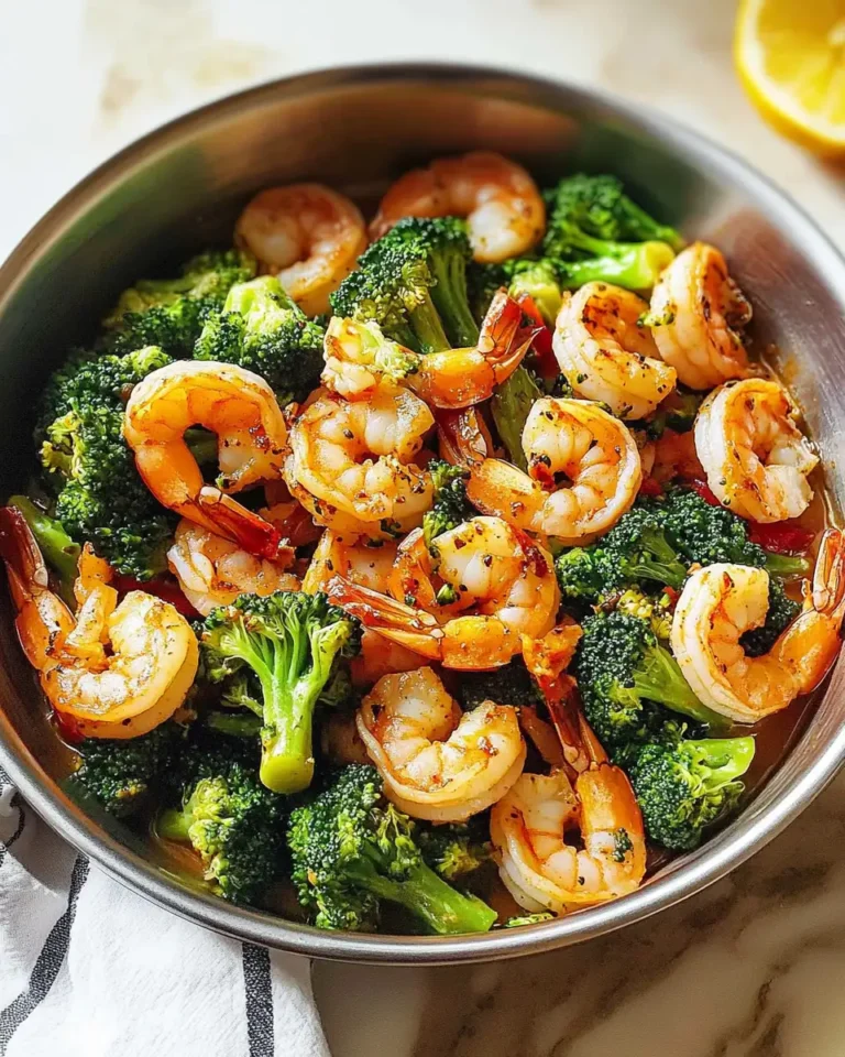 Savor the Simplicity: One-Pot Garlicky Shrimp & Broccoli Delight - Featured Image