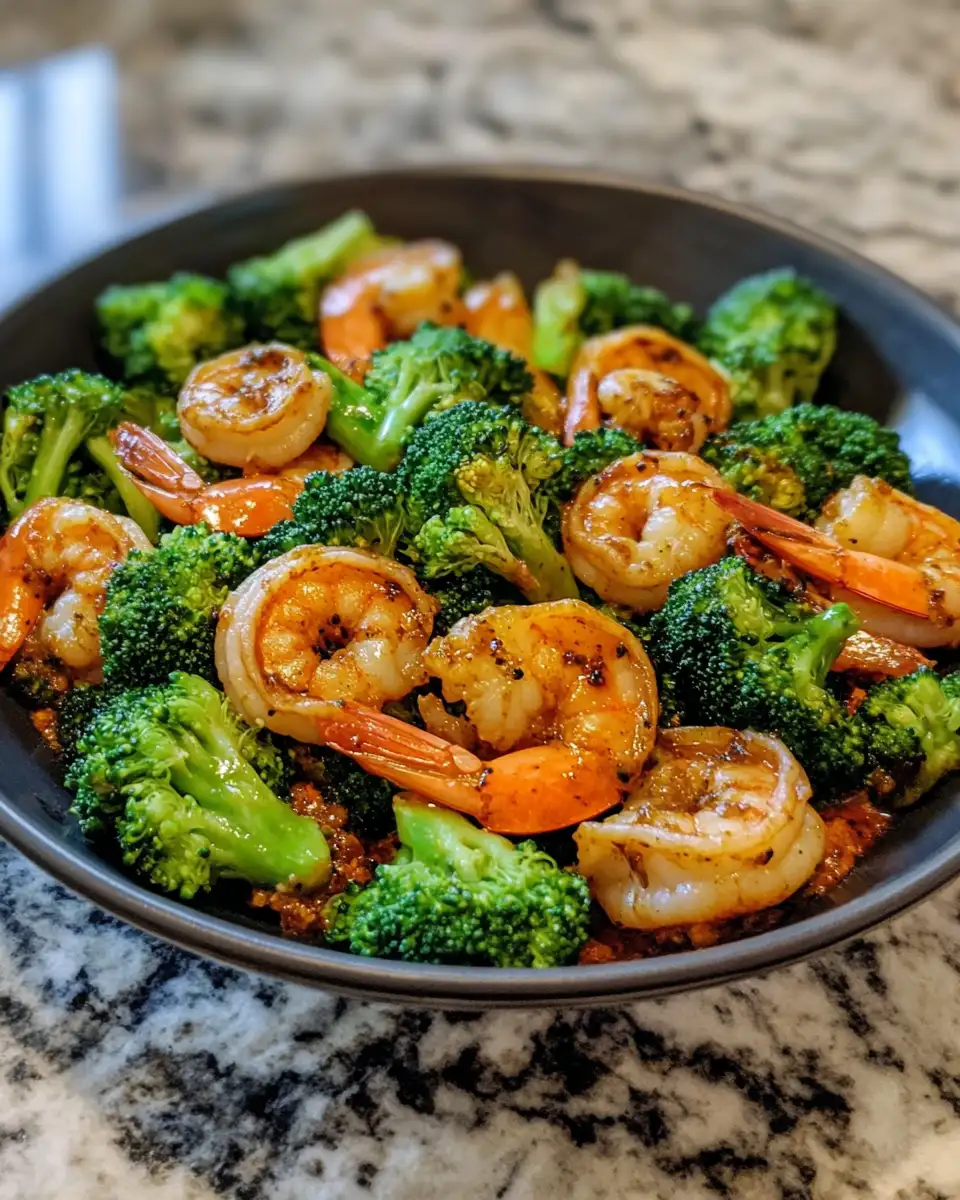 Final dish - Quick & Flavorful: One-Pot Garlicky Shrimp & Broccoli Delight