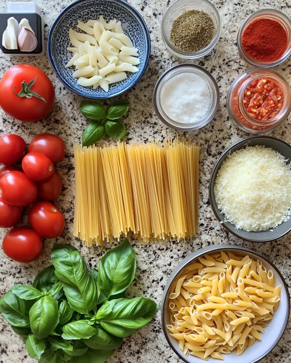 Ingredients for Effortless Gourmet: One-Pot Pasta Perfection
