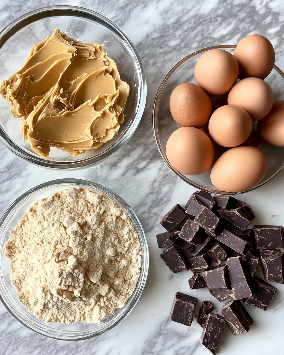 Irresistibly Chunky: Dive Into the World of Peanut Butter Chunker Cookies 4 Ingredients for Irresistibly Chunky: Dive Into the World of Peanut Butter Chunker Cookies