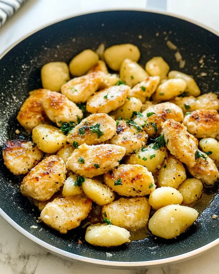 Sizzle to Perfection: Crispy Garlic Chicken and Tender Gnocchi Skillet Delight - Featured Image