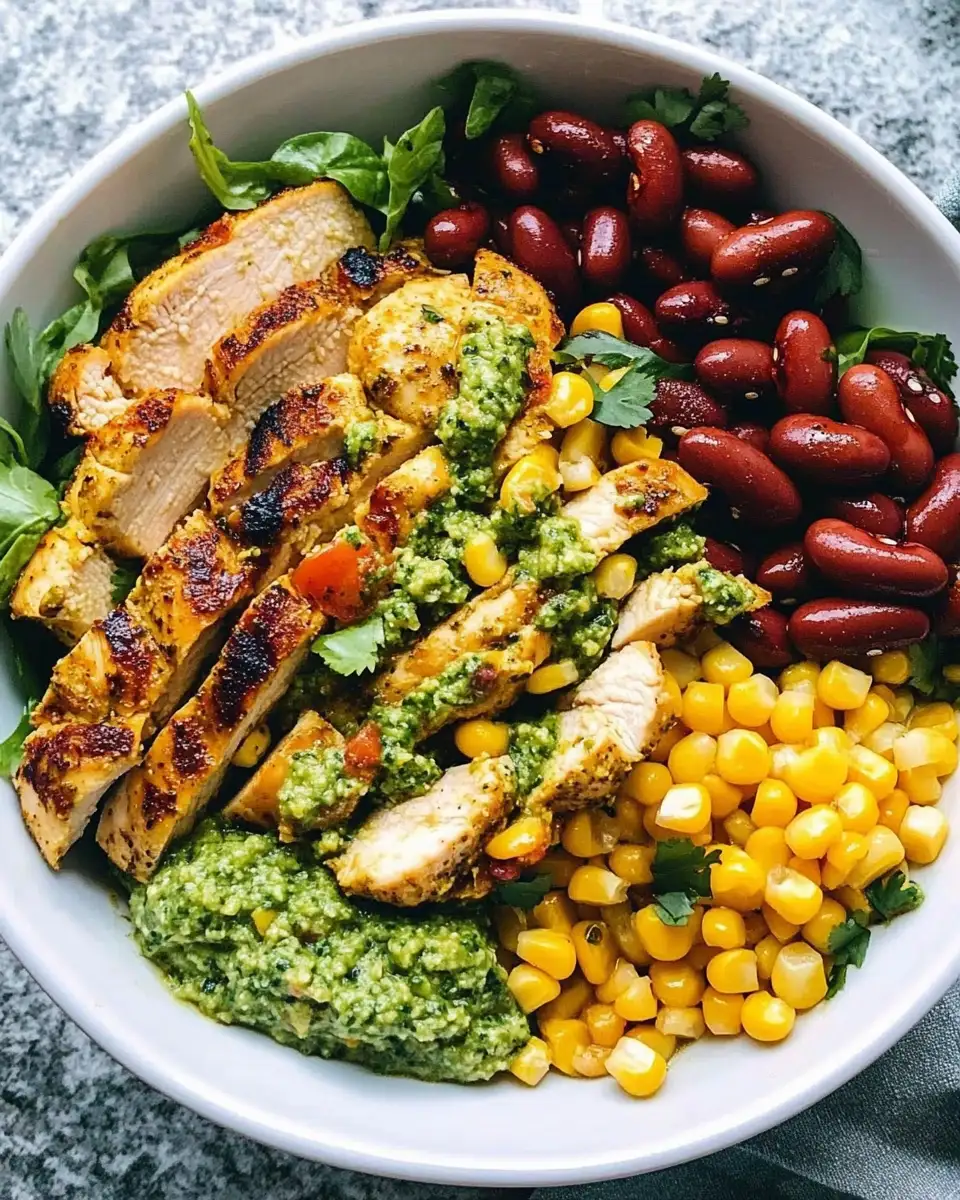 Zesty Pesto Chicken Meets Vibrant Corn & Bean Salsa Extravaganza - Featured Image