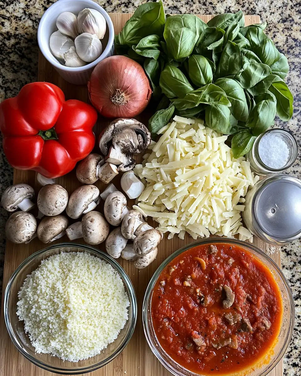 Ingredients for Pizza Pot Pie: The Ultimate Comfort Food Fusion