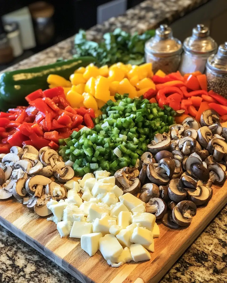 Ingredients for Pizza Pot Pie Perfection: A Delectable Twist on a Classic Favorite